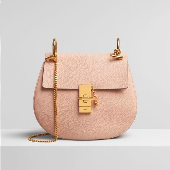 Chloe Handbags - Chloe Pink and Gold Women's Bag